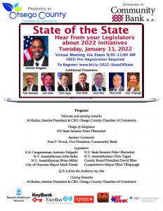 State of the State is Tuesday, January 11th at 9:30am join us!